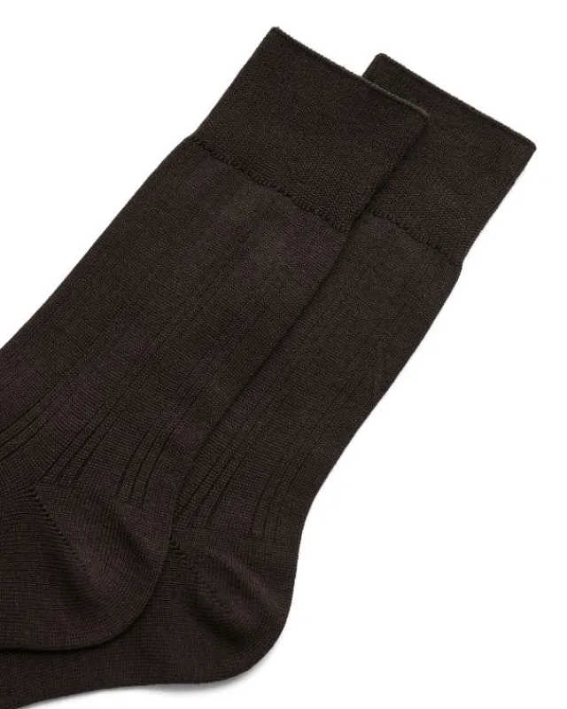 ECCO Classic Ribbed Mid-Cut> Sokker