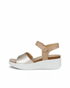 ECCO FLOWT WEDGE CORK> Sandaler
