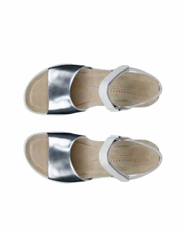 ECCO FLOWT WEDGE CORK> Sandaler