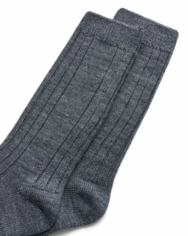 ECCO Hygge Ribbed Mid-Cut> Sokker | Sokker