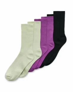 ECCO Vibe Ribbed Mid-Cut> Sokker